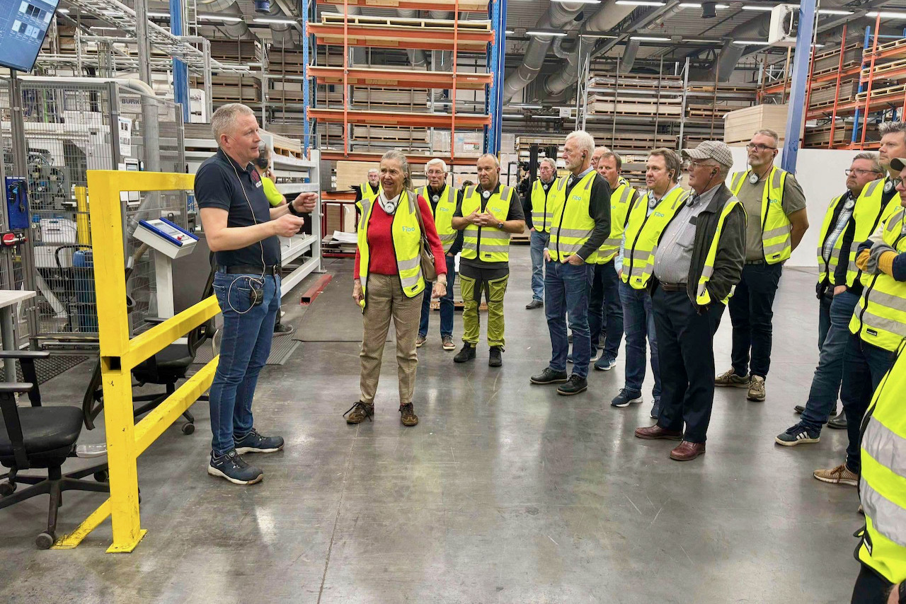 Bedriftsbesøk hos Fibo i Lyngdal