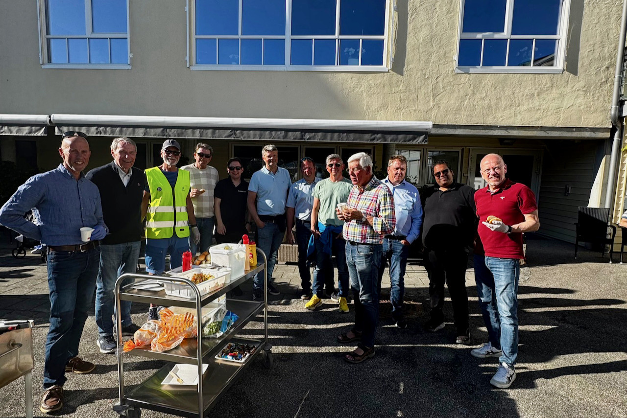 Grilling og dugnad på Listaheimen